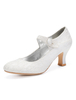 Vintage Hochzeit Schuhe Spitze Runde Spitze Mary Jane Schuhe Spitze Brautschuhe
