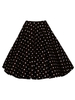 Vintage kurzer Damen Rock Unterteil 2021 Polka Dot Print hoch taillierte Frauen Rock