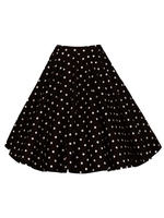 Vintage kurzer Damen Rock Unterteil 2021 Polka Dot Print hoch taillierte Frauen Rock