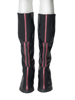 Wanda Vision Scarlet Hexe Cosplay Schuhe Schwarz Polyester Marvel TV Drama Cosplay Stiefel