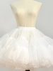 Weiß Lolita Petticoat Kleine Wolken Organza Layered Rüschen Lolita Unterrock