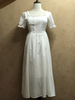 Weiß Retro Empire Taille Kleid Bridgerton Kostüme Spitze Polyester Marie Antoinette Kostüm Kleid Frauen Vintage Tunika 18. Jahrhundert Kostüm