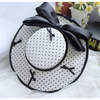 Weiß Royal Hat Hochzeit Satin Vintage Braut Kopfschmuck