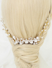 Weiße Braut Kopfbedeckungen Perle Strass Hochzeit Stirnband