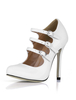 Weiße Damen Pumps mit High-Heels
