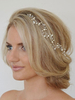 Weiße Hochzeit Kopfschmuck Stirnband Nachahmungen von Perlen Crystal Bridal Hair Accessories