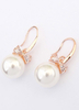 Weiße Hochzeit Ohrringe Vintage Ohrhänger Ohrringe Bogen Legierung Ohrstecker Braut