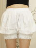 Weiße Lolita Bloomers Lace Trim elastische Plus Size Lolita Sicherheit Hose