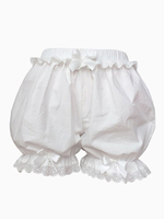 Weiße Lolita Bloomers Spitze Lose Lolita Shorts