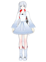 Weiße Rwby Weiss Schnee Cosplay Schuhe