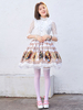 Weiße süße Lolita SK Spitze Polyester Lolita Röcke