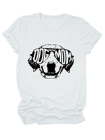 Weiße T-Shirts Juwelenhals Baumwolle Frauen Kurzarm T-Shirt