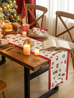 Weiße Weihnachts-Polyesterfaser-Polyester-Weihnachtsmuster-Weihnachtsfeiertage-Kostüme