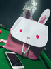 Weißer Lolita Rucksack Tier Design Farbe Block Lolita Tasche