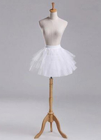 Weißer Tüll Hochzeit Petticoat für Blumenmädchen