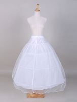 Weißes a-Linie Tüll Hochzeit Petticoat für Braut