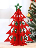 Weihnachten Grün Zubehör Baum Dekorationen Feiertage Kostüme