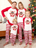 Weihnachten passender Familienpyjama Erwachsene Kinder Polyester Weihnachtsmuster Top Hose