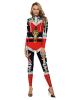 Weihnachten Weihnachtsmann Stretchy Zentai-Anzug