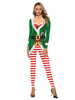 Weihnachten Weihnachtsmann Stretchy Zentai Anzug Overall