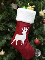 Weihnachtsfeiertagsdekorationen Partyzubehör Polyesterfaser-Weihnachtszubehör