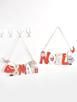 Weihnachtsferien Dekorationen Holz Weihnachtsmann Alphabet Auflistung