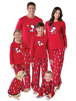 Weihnachtspyjamas Rot gedruckt Top und Hosen für Männer Faschingskostüme