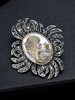Weinlese-Broschen; die Brautrhinestones-Frauen-Schmuck Wedding sind