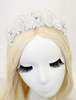 White Wedding Kopfbedeckungen Perle Strass-Dekor Braut Haarband