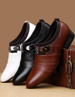 Wies-Toe PU Leder Kleidung Schuhe für Männer