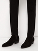 Wildleder-Stiefeletten Schwarze runde Form Chelsea-Stiefel Herren Elevator Shoes