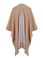 Winter Frauen Kleidung Damen Poncho Frauen Weiche Warmschal Wrap Cape