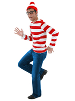 Wo ist Wally Halloween Cosplay Kostüm für Männer