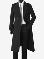 Wollmäntel für Herren mittellang zweireihig lange Cabanjacken