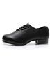 Womens Stepptanz Schuhe schwarz runde Zehe Schnürschuhe Tanzschuhe