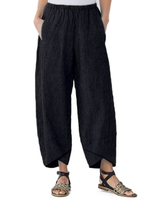 Womnes Pants Hose aus Khaki-Polyester-Baumwolle