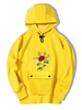 Wunder Ei Priorität Ai Ohto Gelb Sonnenblumen Muster Hoodie Cosplay Kostüm Komplettset