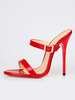 Wunderbare Weiße Sandale Hausschuhe Frauen High Heel Stiletto Sandale Schuhe