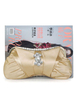 Wunderschöne Hochzeit Handtasche für die Braut in Champagnerfarbe