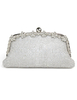 Wunderschöne Hochzeit Handtasche für die Braut in Silbern