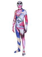 Zentai Anzüge Peach Unicolor Ganzkörper Lycra Spandex Adults Clown Jumpsuit
