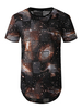 Zerrissene T-Shirts Casual Jewel Neck Kurzarm T-Shirt Top