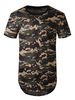 Zerrissene T-Shirts Jewel Neck Print Kurzarm Sommer Tops