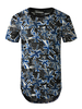 Zerrissene T-Shirts Jewel Neck Short Sleeves Print Tee