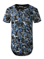 Zerrissene T-Shirts Jewel Neck Short Sleeves Print Tee