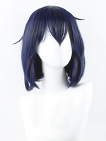 Zombie Land Saga Rache Ai Mizuno Cosplay Perücken Navy Kurze hitzebeständige Faserperücken
