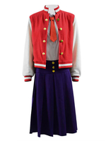 Zombie Land Saga Rache Saki Nikaido Cosplay Kostüm Polyester Tägliches Outfit