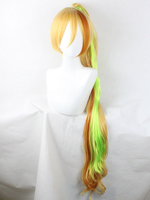 Zombie Land Saga Rache Saki Nikaido Cosplay Perücken Blond Lange Gerade Hitzebeständige Faser Cosplay Perücken