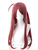Zombie Land Saga Rache Sakura Minamoto Cosplay Perücke Rote lange Locken an den Enden Hitzebeständige Faserperücke