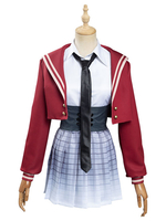 Zombie Land Saga Revenge Team Uniform Cosplay Kostüm Komplettset